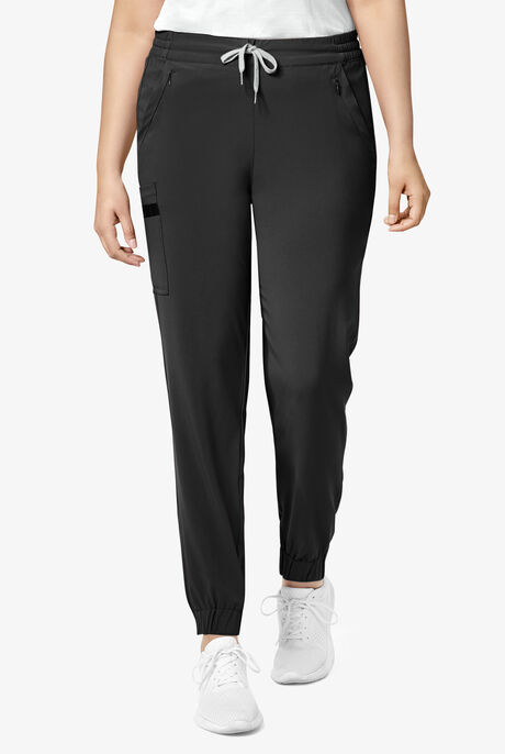 Wink Renew Women's 7-Pocket STRETCH Flat Front Drawstring Cargo Jogger Scrub Pants