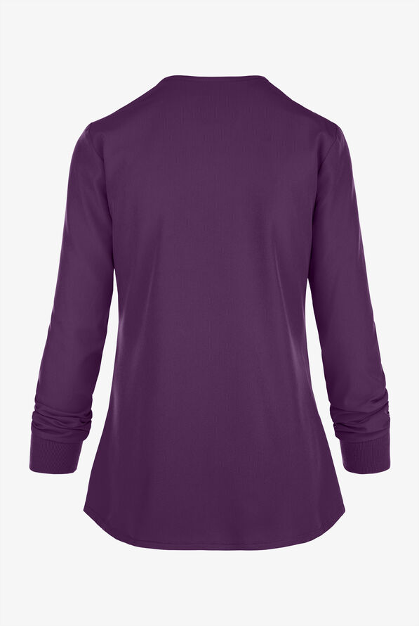 Chaqueta médica abrigada Skechers by Barco Stability STRETCH con 2 bolsillos para mujer - Eggplant - 2