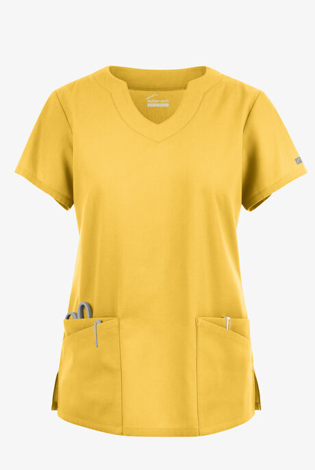 Butter-Soft Originals Women's 6-Pocket Scallop Neck Scrub Top