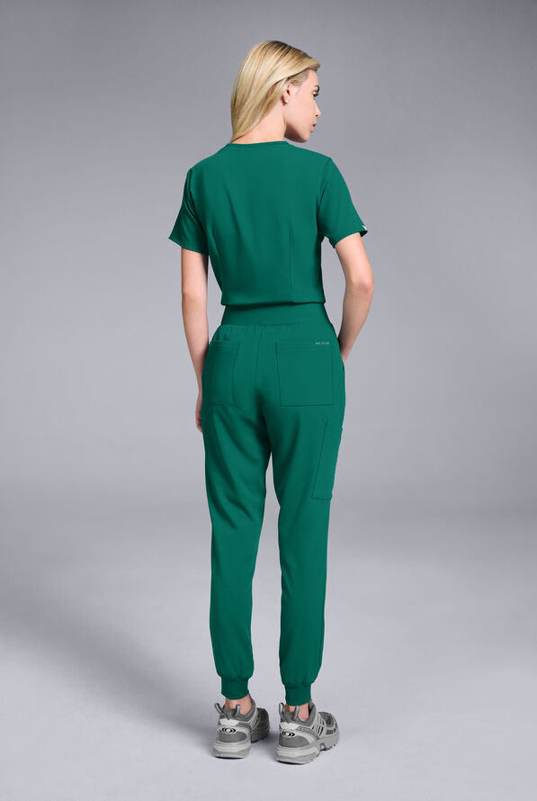 Hypothesis Women's Base 6-Pocket Jogger Scrub Pant - Hunter - 2