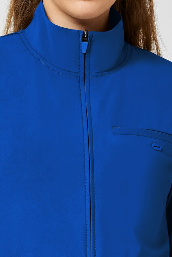 Chaqueta m&eacute;dica abrigada Infinity PURSUIT STRETCH con cremallera y 3 bolsillos para mujer - Royal - 6