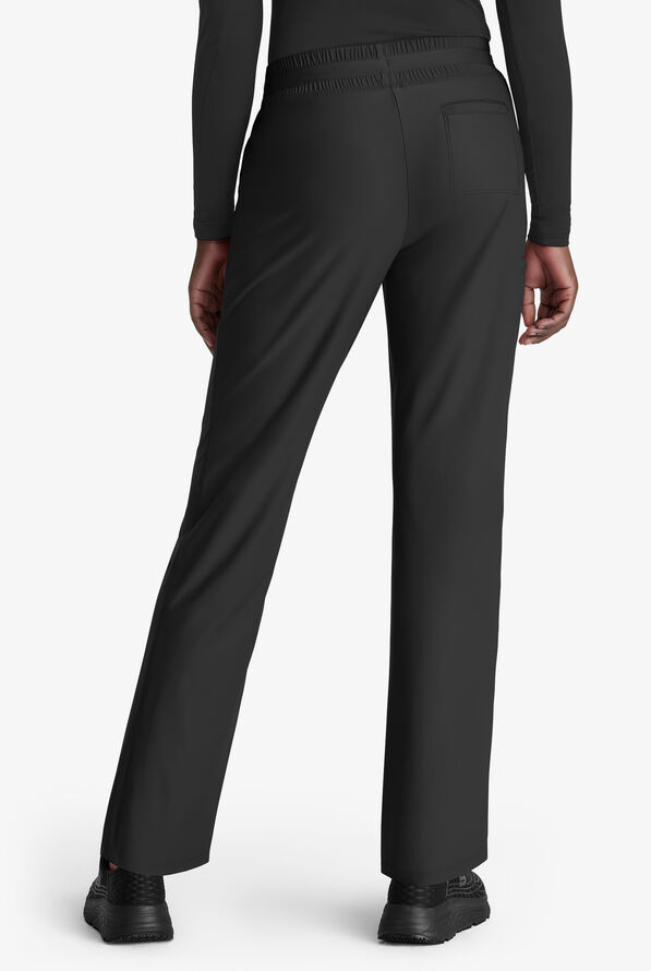 Skechers by Barco Slip-ins Reach Women's 4-Pocket STRETCH Slim Cargo Straight Leg Scrub Pants - Black - 2