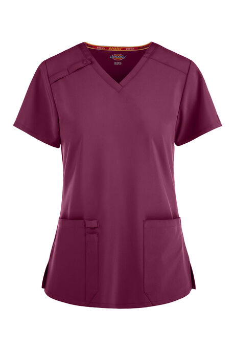 Dickies EDS Essentials Women's 2-Pocket STRETCH V-Neck Scrub Top