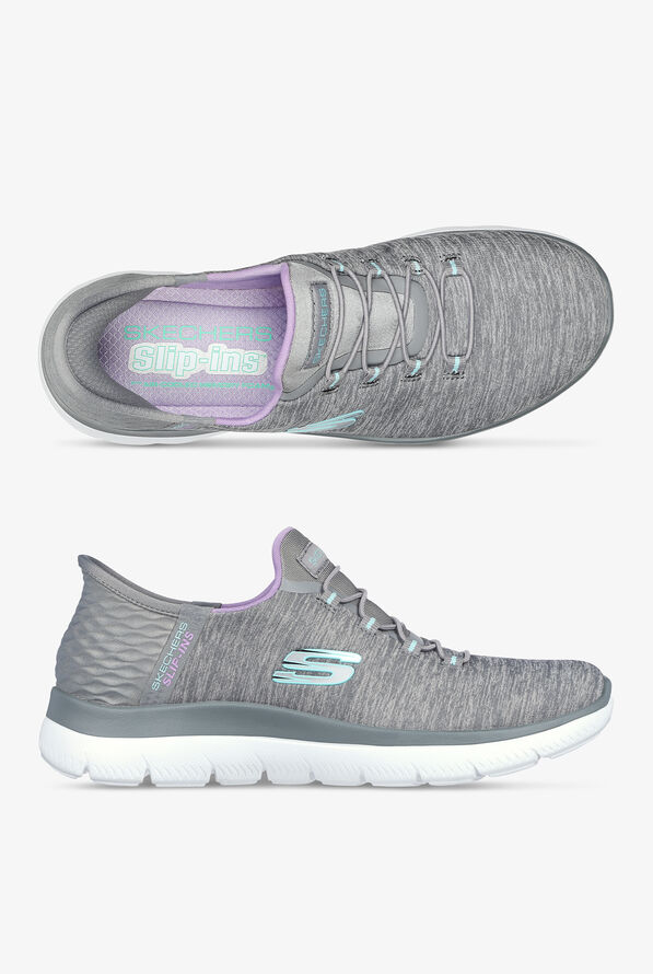 Zapatillas deportivas de enfermería Skechers Sport Summits Dazziling Haze Gray para mujer - Gray - 1