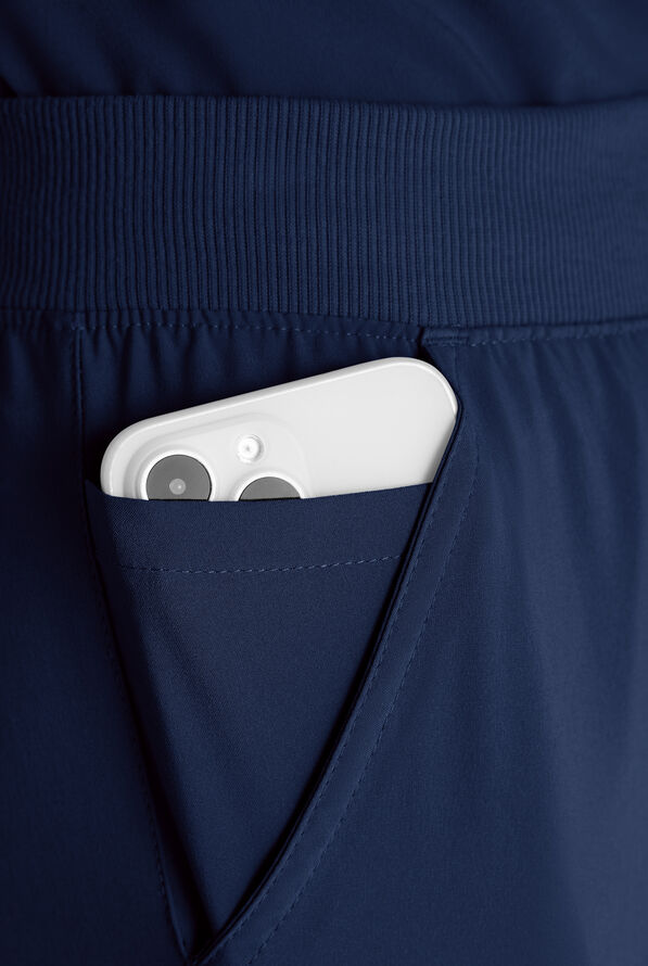 Conjunto de uniforme m&eacute;dico Easy STRETCH con 10 bolsillos para mujer - Navy - 7