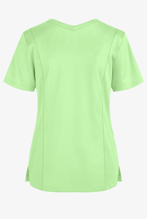 Maevn Matrix Women's 3-Pocket STRETCH V-Neck Scrub Top - Patina Green - 2