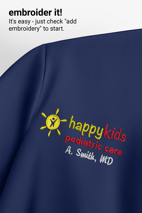 Chaqueta m&eacute;dica estilo aviador Healing Hands 360 Samuel STRETCH con cremallera y 6 bolsillos para hombre - Navy - 5