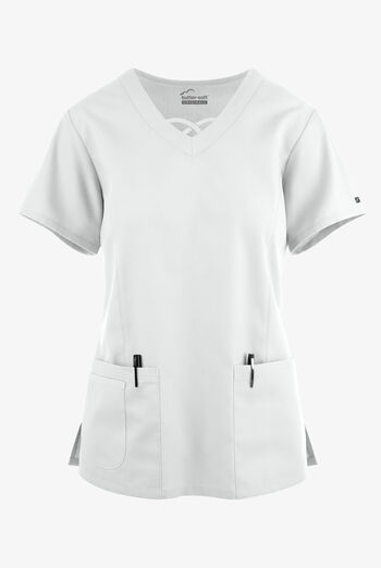 Butter-Soft Originals Women's 3-Pocket Crisscross V-Neck Scrub Top