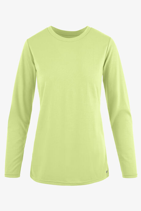 Butter-Soft Originals Women's STRETCH Cotton-Rich Long Sleeve Crew Neck Knit Underscrub