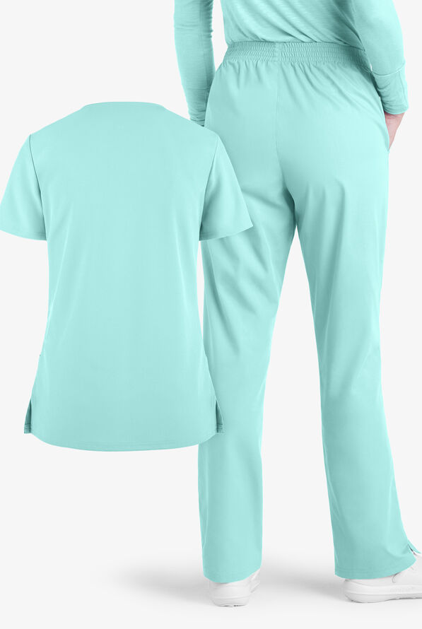 Advantage STRETCH by Butter-Soft Women's Scrub Set - Sea Frost - 4