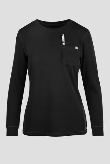 Camiseta m&eacute;dica Grey's Anatomy&trade; by Barco Evolve STRETCH Wanderlust de tela gofre con 1 bolsillo para mujer