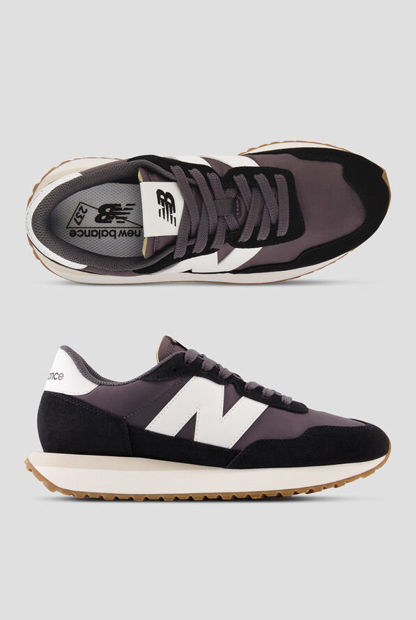 New Balance Women's 237 Black / Magnet / Sea Salt Athletic Lace Up Shoes - null - 1