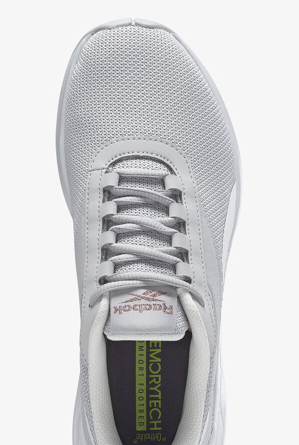 Reebok Energen Plus Women's Athletic Nursing Shoes - Grey/White/Chalk - 2