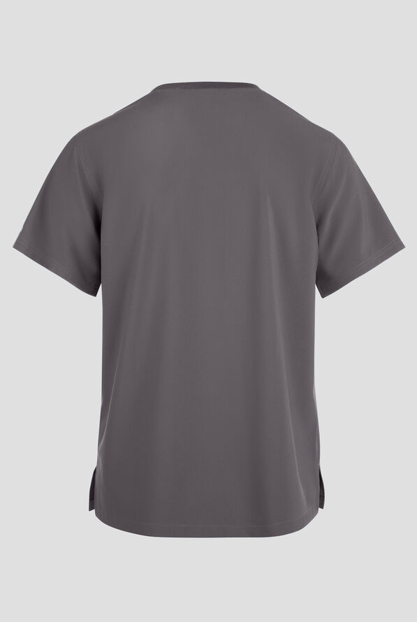 Carhartt Cross-Flex Men's 2-Pocket STRETCH Crew Neck Scrub Top - Pewter - 2