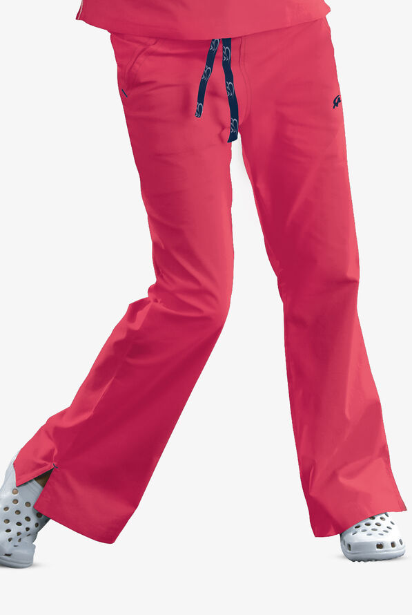 IguanaMed Scrubs Women's Quattro STRETCH Scrub Pants - Guava - 1