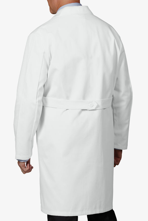 Fashion Seal Men's 41" 3-Pocket Lab Coat - White - 3