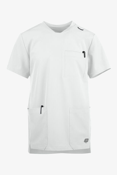 Skechers by Barco Thesis Men's 3-Pocket STRETCH Tuck In V-Neck Scrub Top