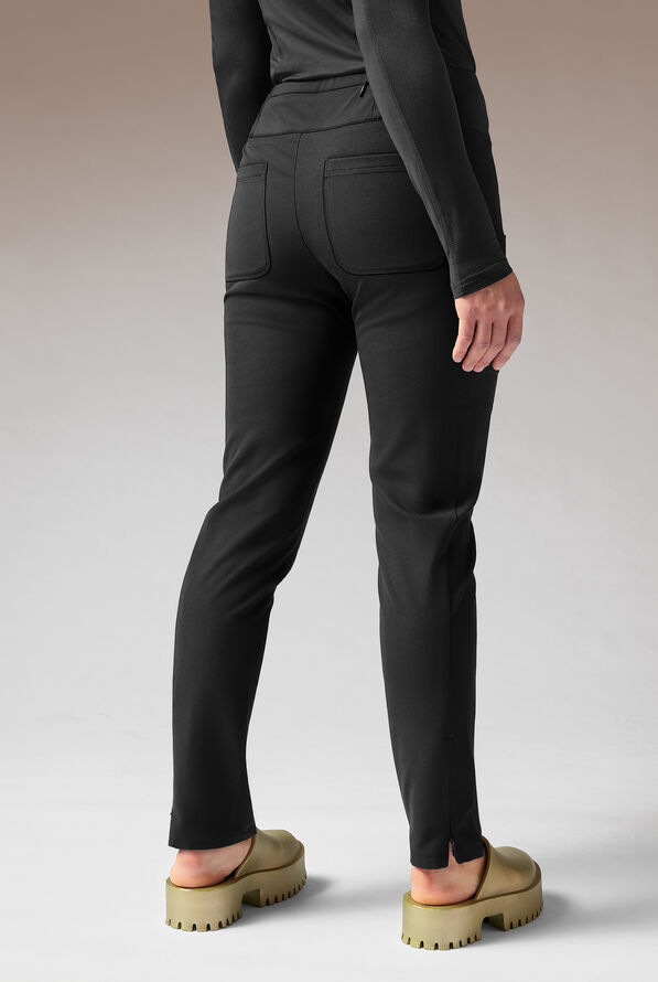 Pantalón médico Hypothesis Dynama Y estilo yoga con 7 bolsillos para mujer - Jet Black - 2