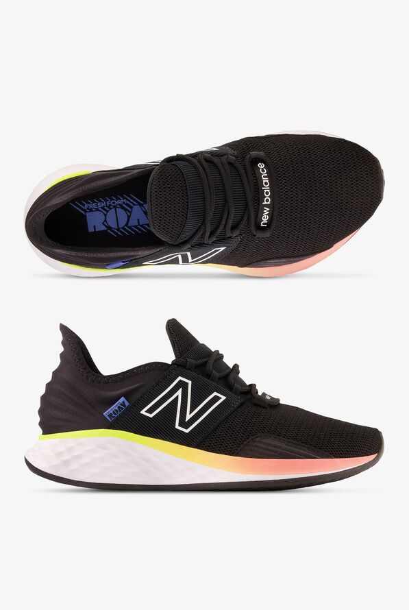 New Balance Women's Roav V1 Black/Bright Lapis/Grapefruit Athletic Lace Up Nursing Shoes - null - 1