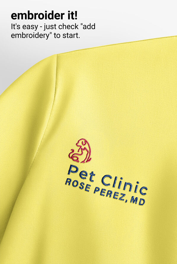 Skechers by Barco Breeze Women's 3-Pocket STRETCH V-Neck Scrub Top - Lemon Glow - 5