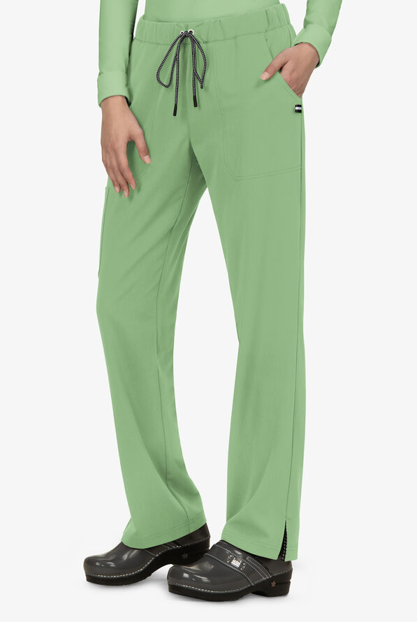 Pantal&oacute;n m&eacute;dico koi Next Gen Everyday Hero STRETCH estilo cargo con cord&oacute;n y 5 bolsillos para mujer - Pistachio - 1