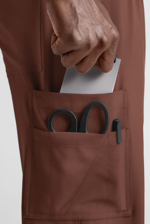 Easy STRETCH Men's Scrub Set - Double Espresso - 6