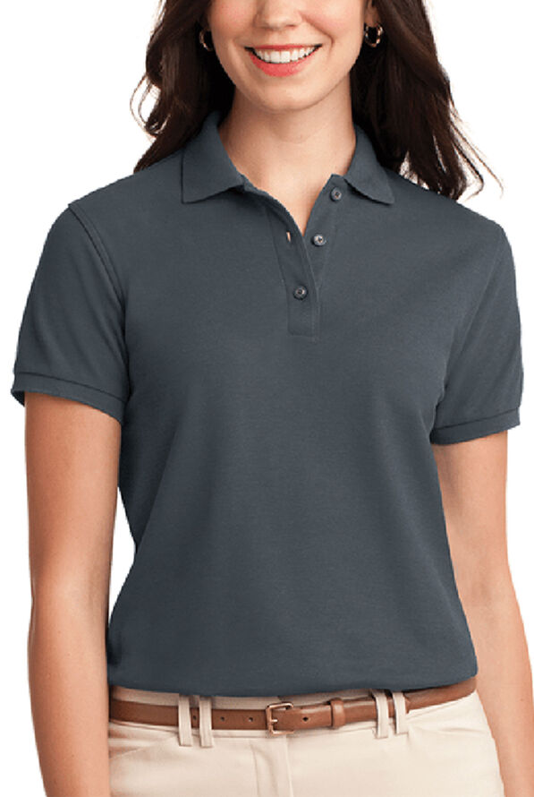 Port Authority Women's Classic Polo - Steel Gray - 1
