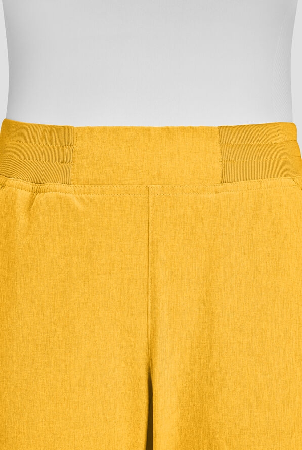 koi Basics Wrenlee Women's 6-Pocket STRETCH Bootcut Scrub Pants - Heather Mango - 3