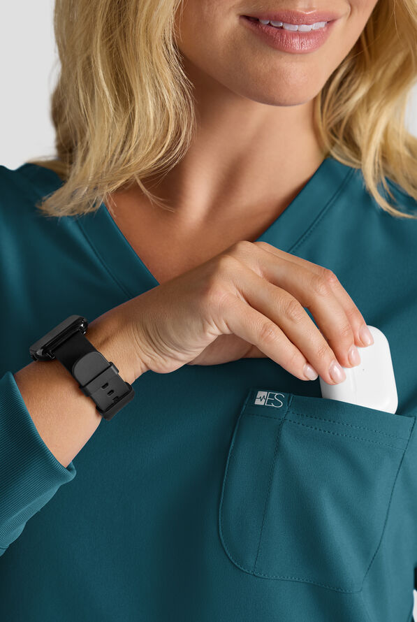 Easy STRETCH Women's Scrub Set - Caribbean Blue - 7