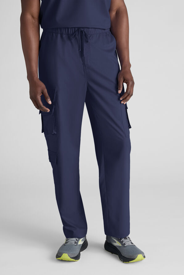 Advantage STRETCH Men's 10-Pocket Cargo Scrub Pant - Navy - 1