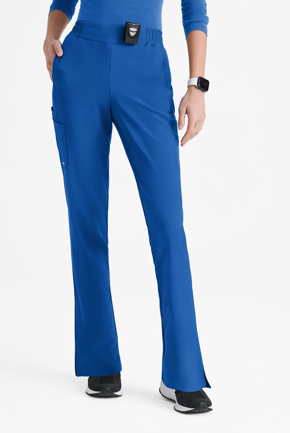 Grey's Anatomy by Barco Evolve STRETCH Cosmo Women's 6-Pocket Cargo Scrub Pants - Royal - 1