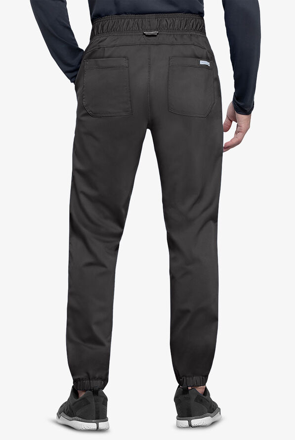Pantalón médico Cherokee Workwear Revolution tall estilo jogger con detalles de malla y 5 bolsillos para hombre - Pewter - 2