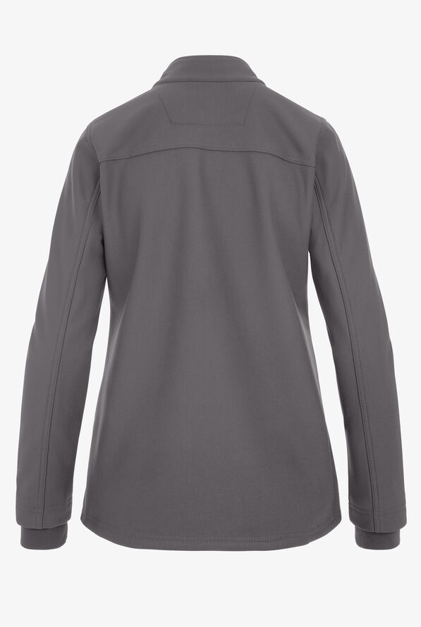 Chaqueta médica Carhartt Force Rugged Flex de felpa con 3 bolsillos para mujer - Pewter - 2