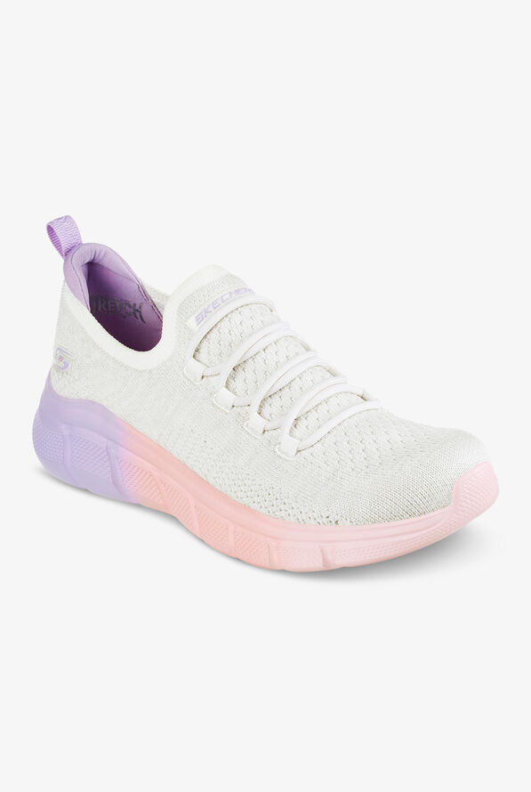 Zapatillas deportivas Skechers Bobs Sport B Flex Color Optics Off White Heathered para mujer - null - 5