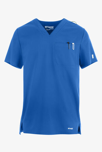 Grey's Anatomy by Barco Evolve STRETCH Journey Men's 1-Pocket Tuck In V-Neck Scrub Top