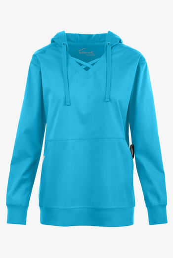 Butter-soft STRETCH Women's 4-Pocket Pullover Scrub Hoodie