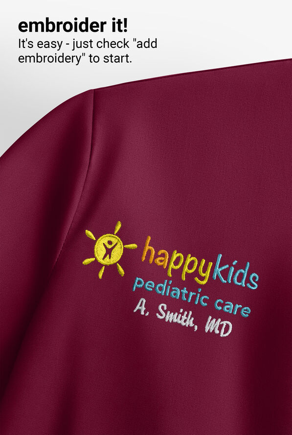 Wink Layers Women's STRETCH Silky Long Sleeve Knit Underscrub - Wine - 5