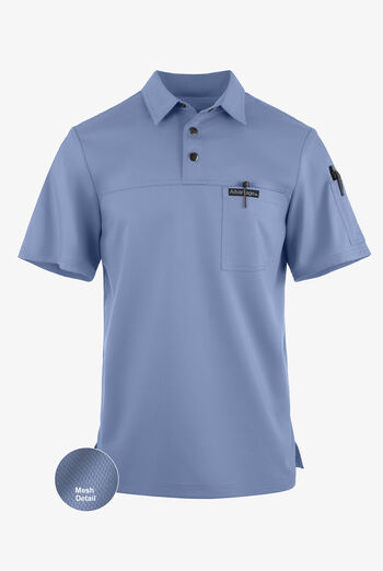 Advantage STRETCH Men's 3-Pocket Short Sleeve Polo with Back Air-Mesh Panels