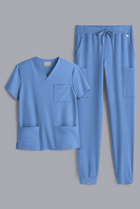 Hypothesis S-R Shift Ready Men's V-Neck & Jogger Scrub Set