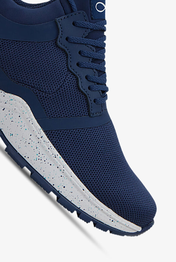 Infinity Women's Fly Navy Flecked Athletic Lace Up Shoes - null - 3