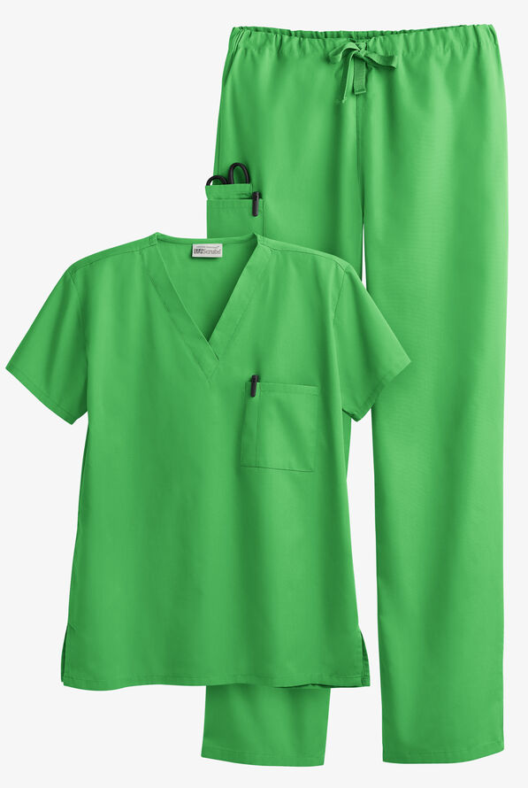 UA Best Buy Scrubs Unisex Scrub Set - Gecko Green - 1