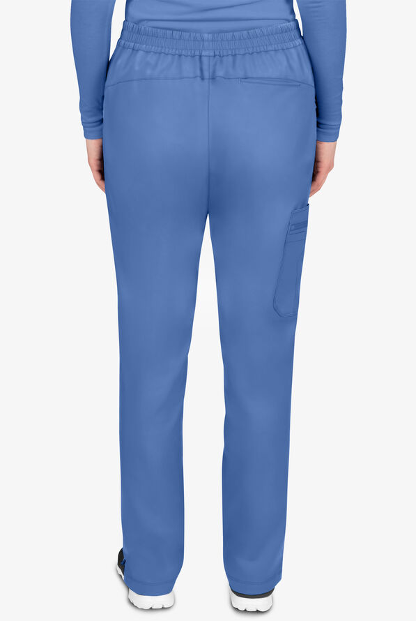Healing Hands Purple Label Tamara Women's 6-Pocket STRETCH Convertible Drawstring Cargo Scrub Pants - Ceil Blue - 2
