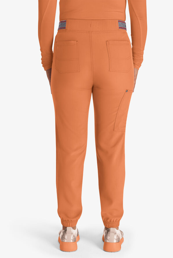 Dickies EDS NXT Women's 5-Pocket Cargo Jogger Scrub Pants - Ginger Glow - 4