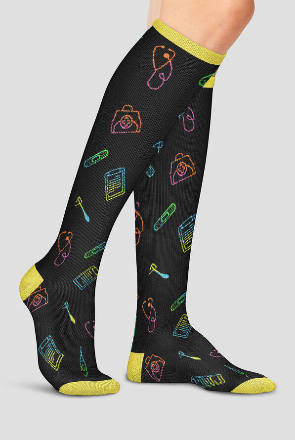 Calcetines de compresión anchos Cherokee Medical Tools Light Compression para mujer - 10-15 mmHG - null - 2