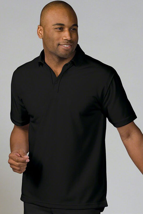 Edwards Men's Dry-Mesh Hi-Performance Polo - Black - 1
