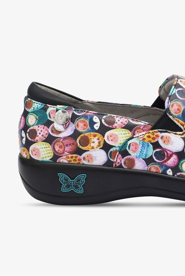 Alegria Women's Keli Fresh Baked Black Nursing Slip On Shoes - null - 4