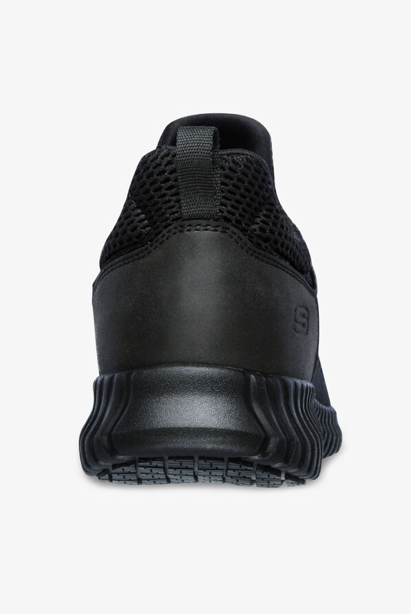 Skechers Work Men's Cessnock SR Athletic Slip On Shoes - Black - 5