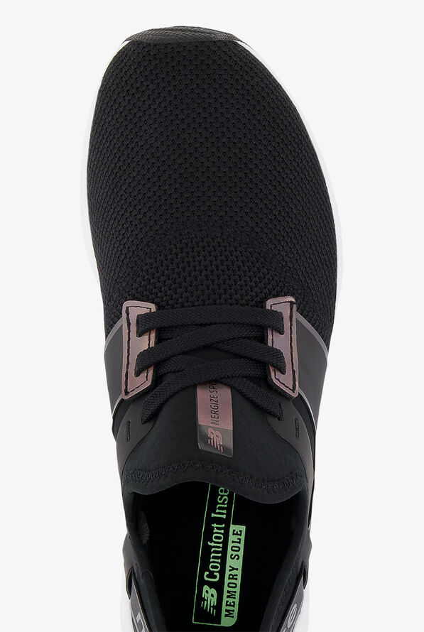 New Balance Women's Nergize Sport Lux Black Athletic Lace Up Shoes - null - 2