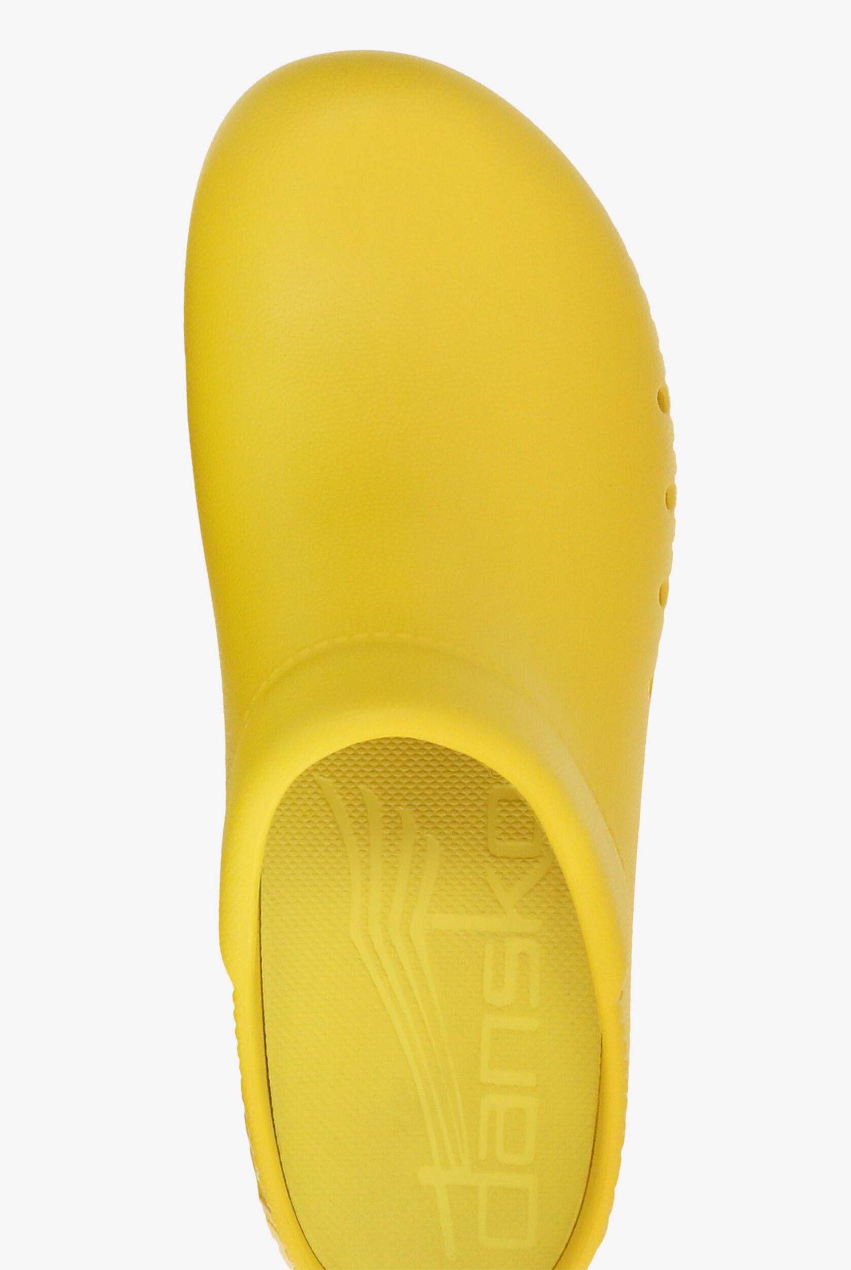 yellow nursing clogs