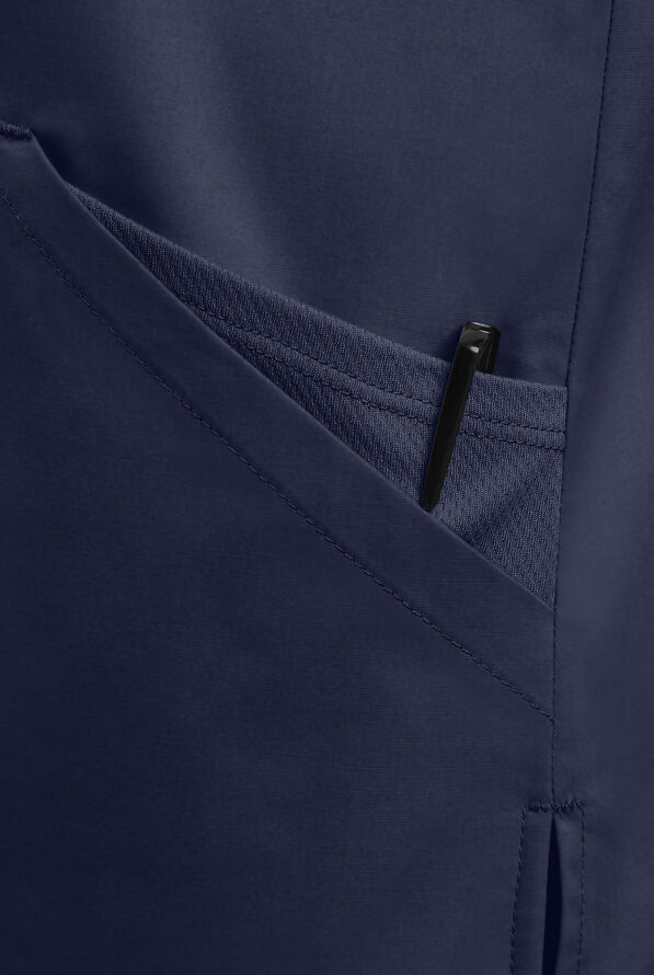 UA Exclusive Cherokee Workwear Professionals Active Women's 4-Pocket STRETCH V-Neck Scrub Top - Navy - 6